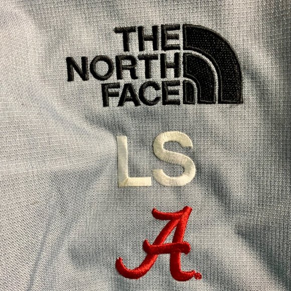 North Face Jester Backpack UA Alabama Athletes Laptop Sleeve 2 Handles Gray - Picture 3 of 15